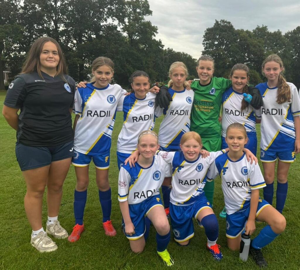 U12 Girls Football Team